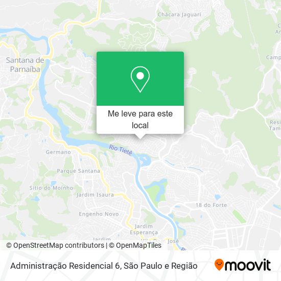 Administração Residencial 6 mapa