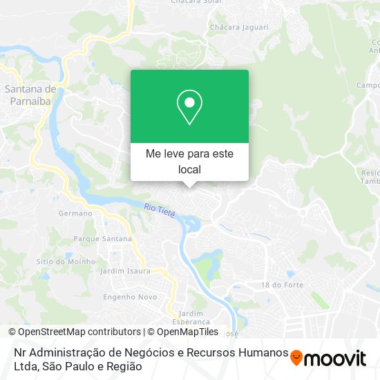 Nr Administração de Negócios e Recursos Humanos Ltda mapa