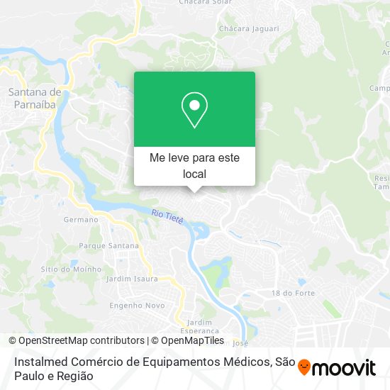 Instalmed Comércio de Equipamentos Médicos mapa