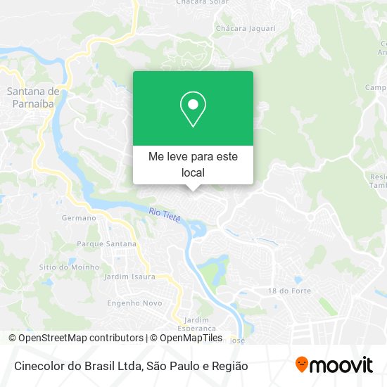 Cinecolor do Brasil Ltda mapa