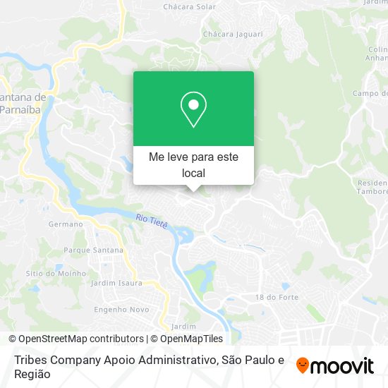 Tribes Company Apoio Administrativo mapa