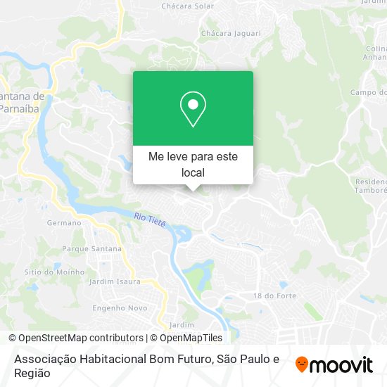 Associação Habitacional Bom Futuro mapa