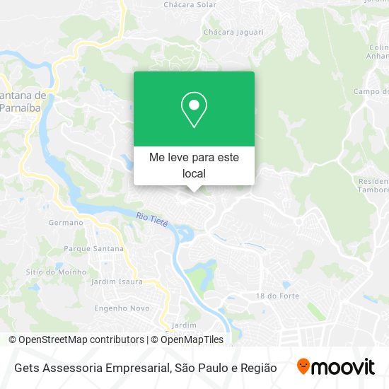 Gets Assessoria Empresarial mapa