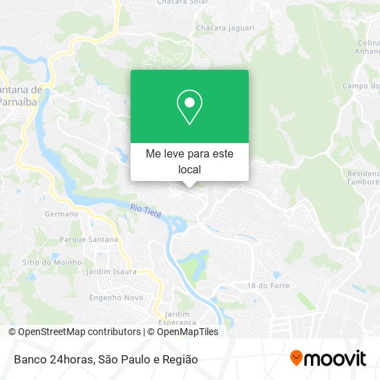 Banco 24horas mapa