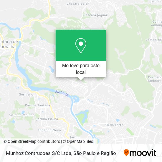 Munhoz Contrucoes S/C Ltda mapa