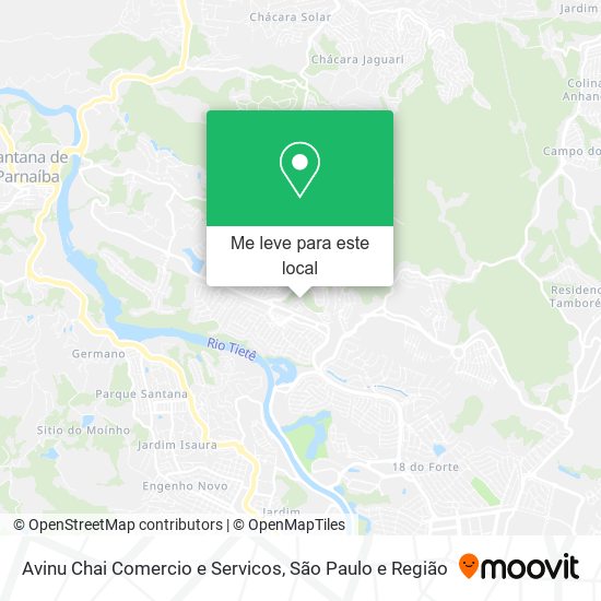 Avinu Chai Comercio e Servicos mapa