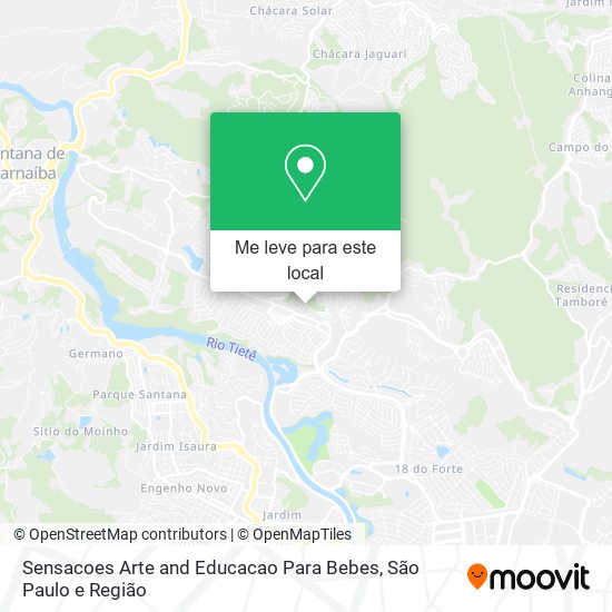 Sensacoes Arte and Educacao Para Bebes mapa