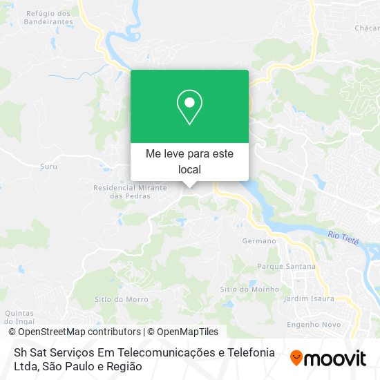 Sh Sat Serviços Em Telecomunicações e Telefonia Ltda mapa