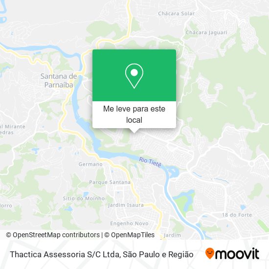 Thactica Assessoria S/C Ltda mapa