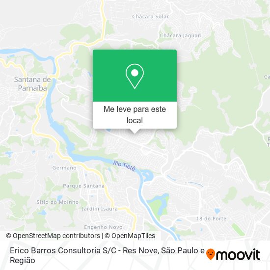 Erico Barros Consultoria S / C - Res Nove mapa