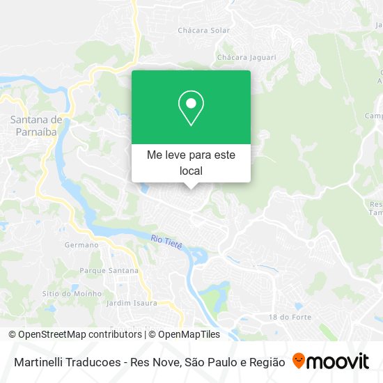 Martinelli Traducoes - Res Nove mapa