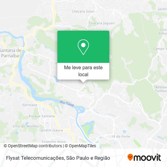 Flysat Telecomunicações mapa