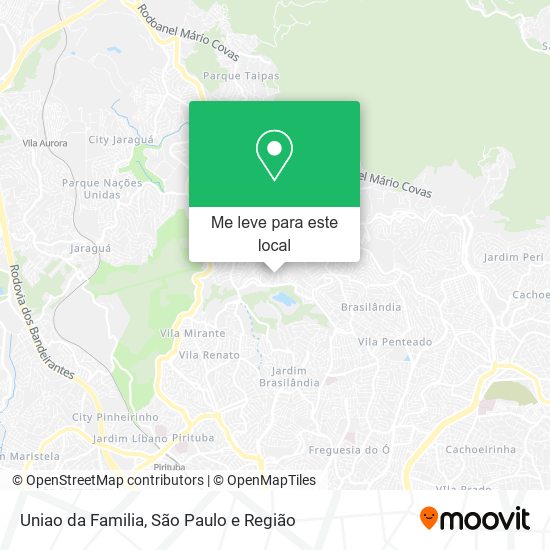 Uniao da Familia mapa