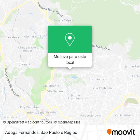 Adega Fernandes mapa