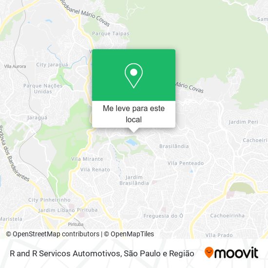 R and R Servicos Automotivos mapa