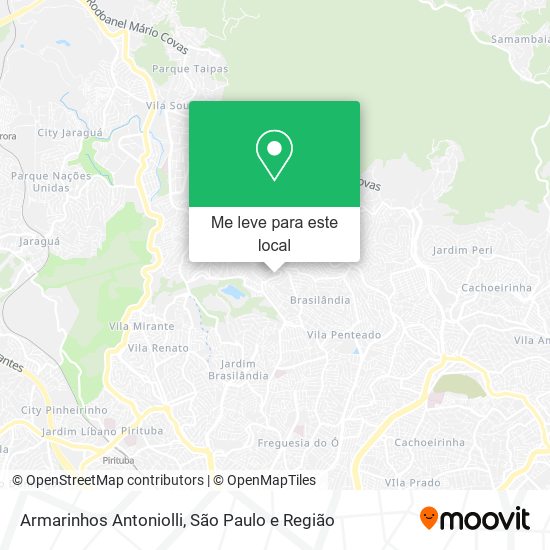 Armarinhos Antoniolli mapa