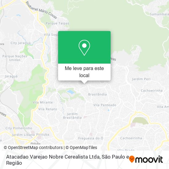 Atacadao Varejao Nobre Cerealista Ltda mapa