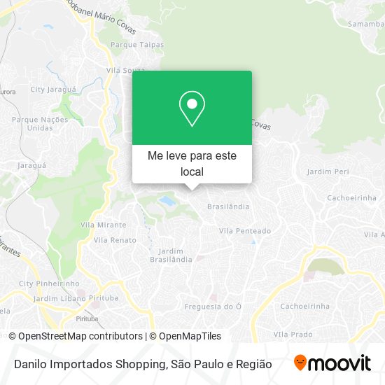 Danilo Importados Shopping mapa