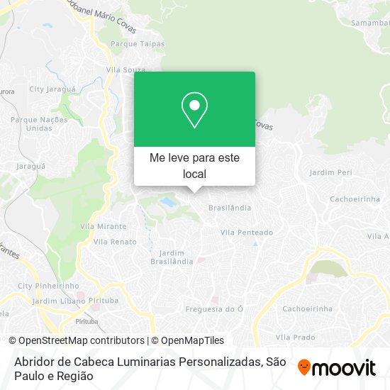 Abridor de Cabeca Luminarias Personalizadas mapa
