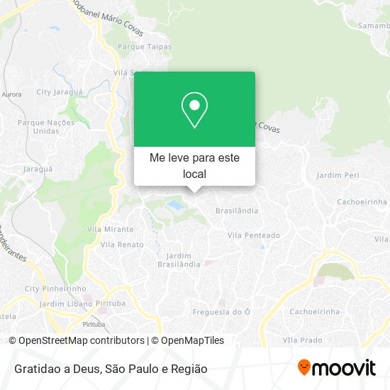 Gratidao a Deus mapa