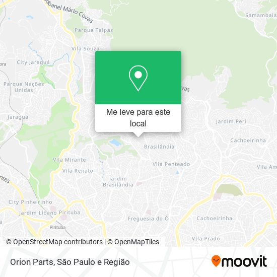 Orion Parts mapa