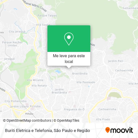 Buriti Eletrica e Telefonia mapa