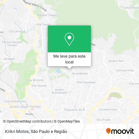 Krikri Motos mapa