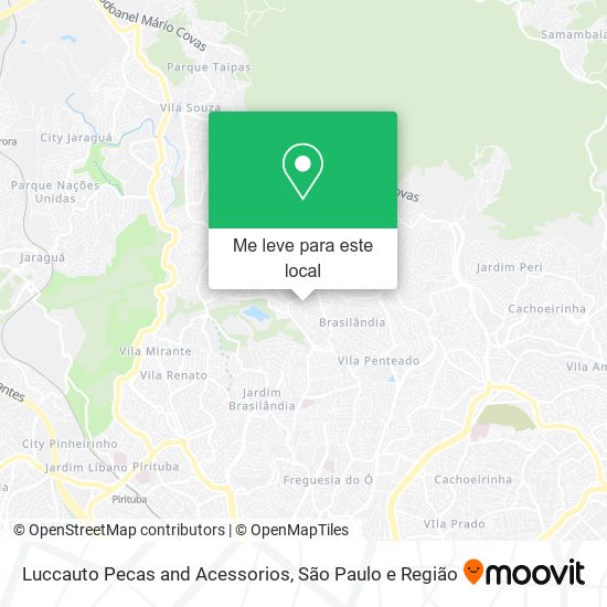 Luccauto Pecas and Acessorios mapa