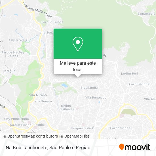 Na Boa Lanchonete mapa