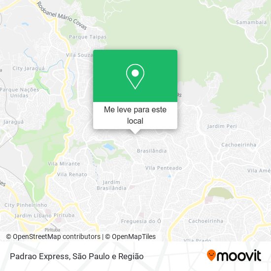 Padrao Express mapa