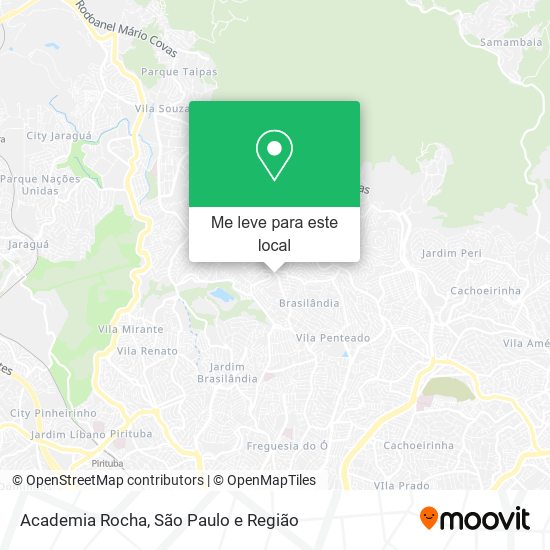 Academia Rocha mapa