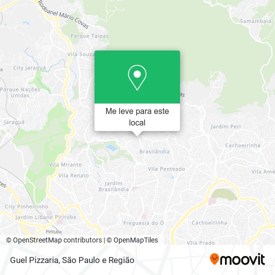 Guel Pizzaria mapa