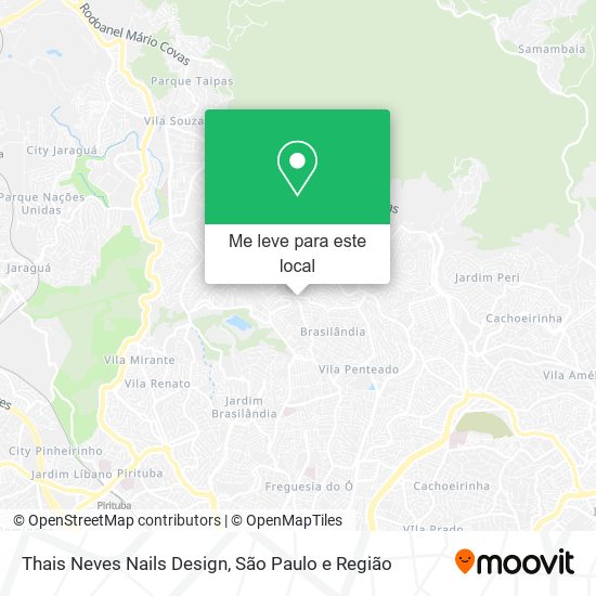 Thais Neves Nails Design mapa