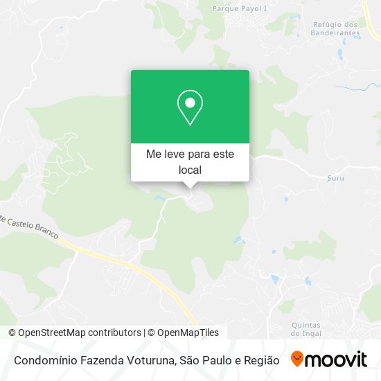 Condomínio Fazenda Voturuna mapa