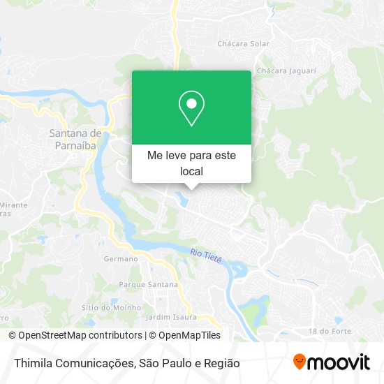 Thimila Comunicações mapa