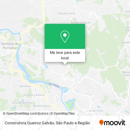 Construtora Queiroz Galvão mapa