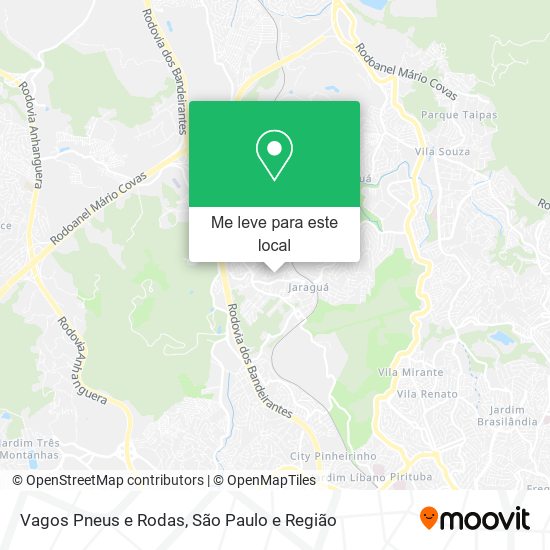 Vagos Pneus e Rodas mapa