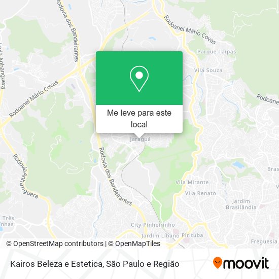 Kairos Beleza e Estetica mapa