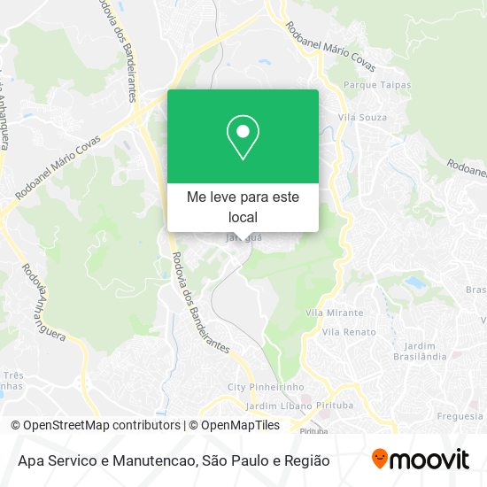 Apa Servico e Manutencao mapa