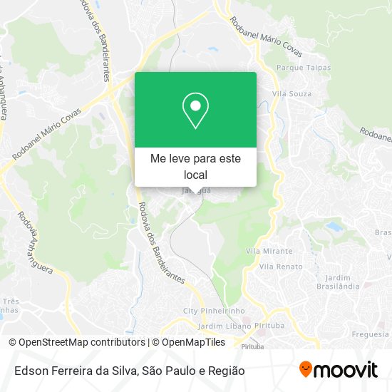 Edson Ferreira da Silva mapa