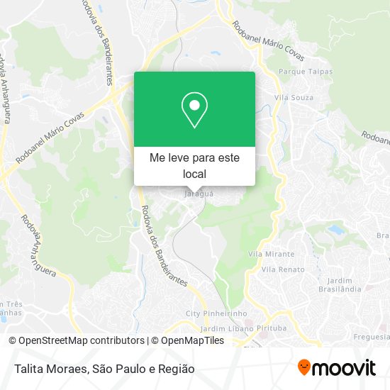 Talita Moraes mapa