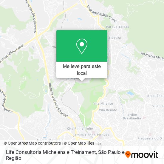 Life Consultoria Michelena e Treinament mapa