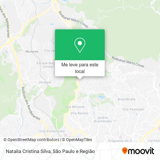 Natalia Cristina Silva mapa