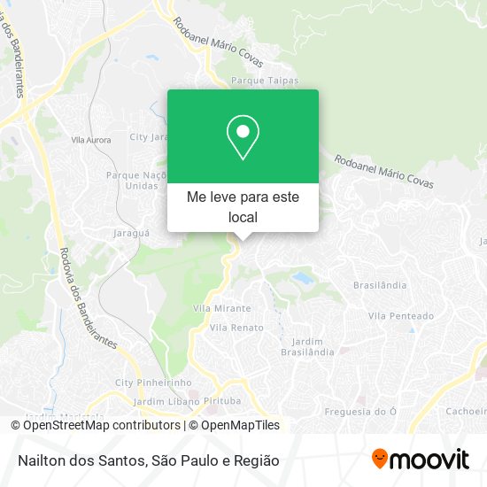 Nailton dos Santos mapa