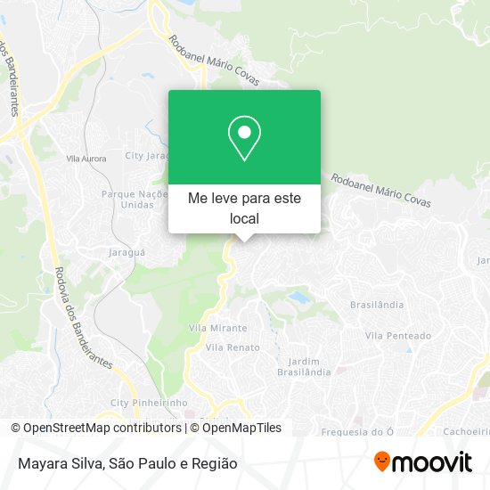 Mayara Silva mapa