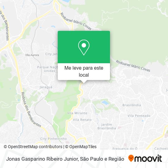 Jonas Gasparino Ribeiro Junior mapa