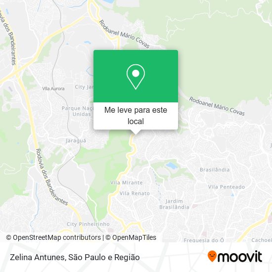 Zelina Antunes mapa