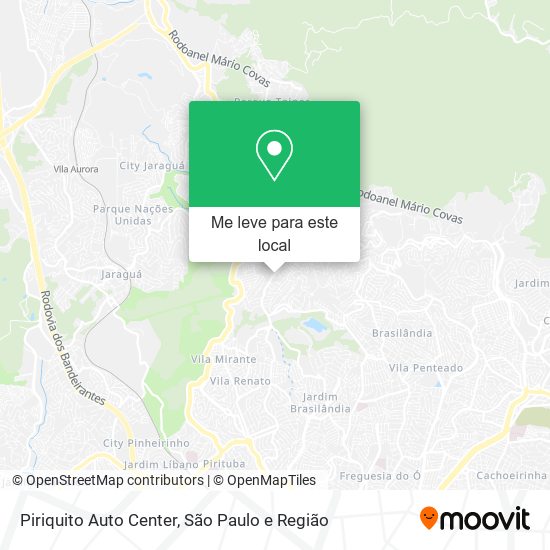 Piriquito Auto Center mapa