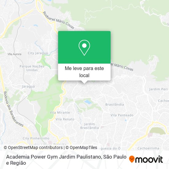 Academia Power Gym Jardim Paulistano mapa