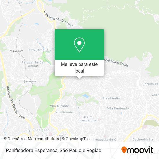 Panificadora Esperanca mapa